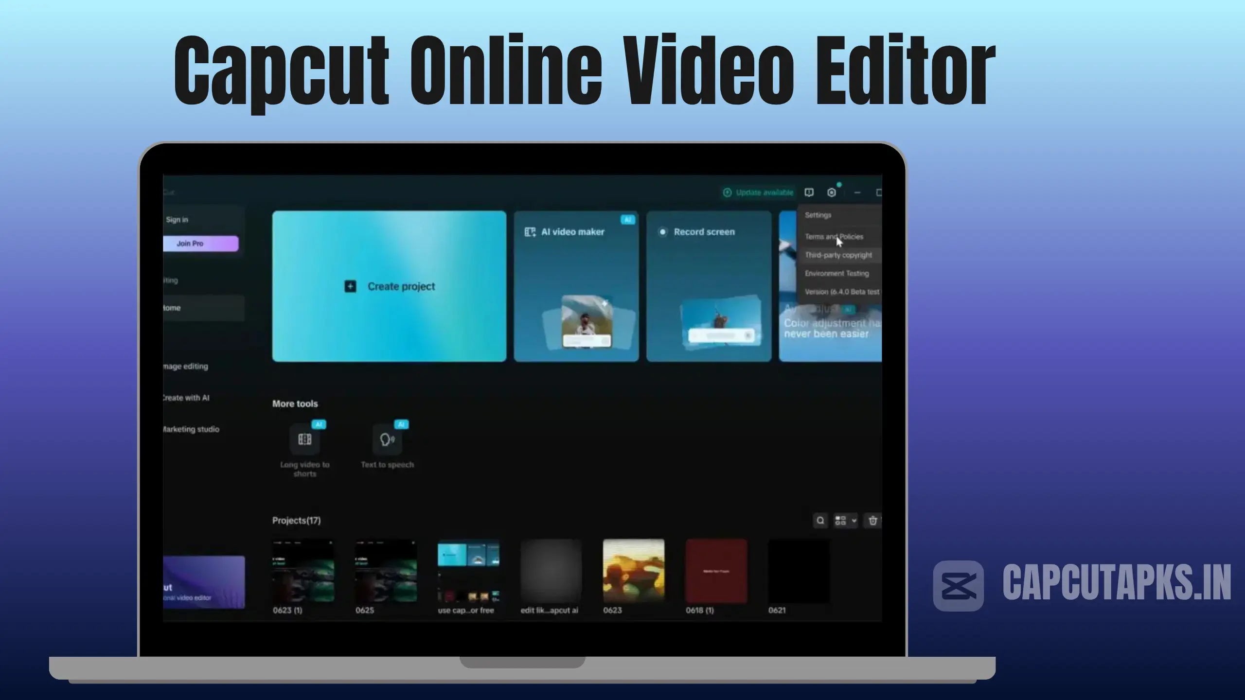 capcut online video editor