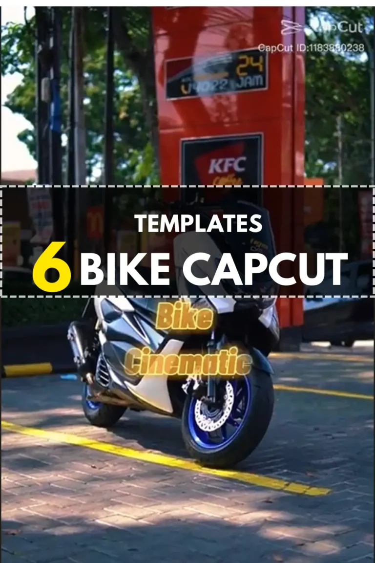 CapCut Template Bike Ride Slow Motion
